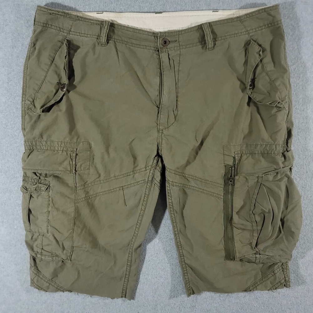 Vintage Polo Ralph Lauren Cargo Paratrooper Pants Cut To Shorts Size 40 Utility
